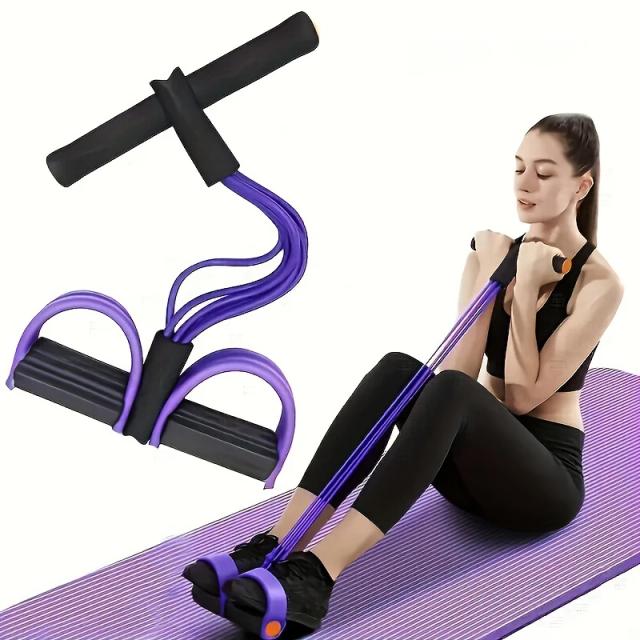 FateFan Tensor de Pedal 6 Tubos Multifuncional para Fitness Doméstico