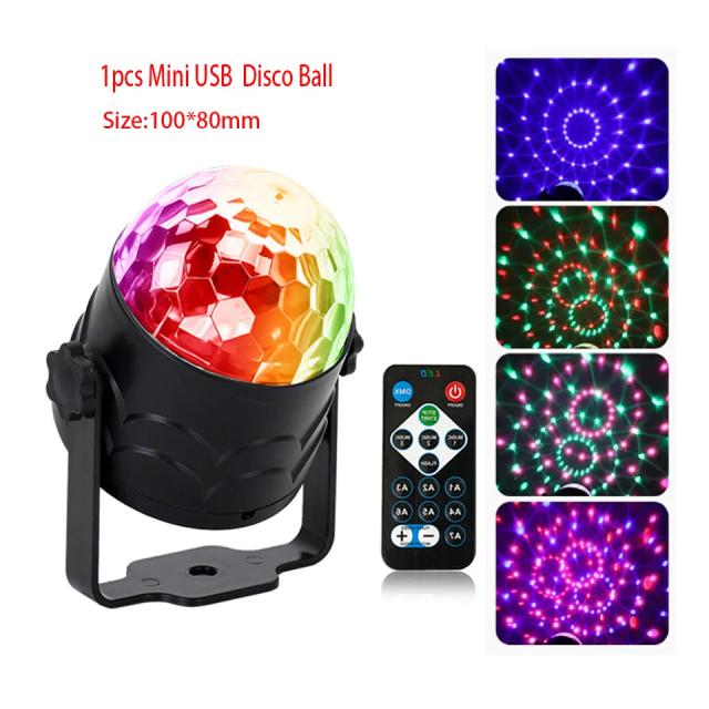 Efeitos de Luzes RGB e Laser para Palco com Ativação por Som e Flash Estroboscópico com Conexão USB