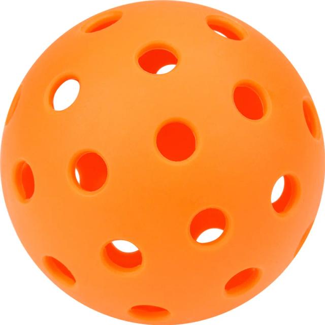 Bolas de Pickleball Iluminadas para Iniciantes - Pacote com 6, Ideais para Prática em Ambientes Internos e Externos, 74mm, 40 Furinhos, Elásticas e Duráveis