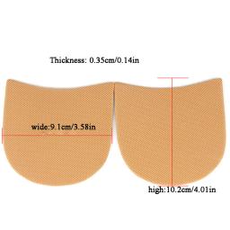 Único Anti Slip Patch para Reparação de Sapatos, Acessórios de sapato de cor sólida, Almofada de borracha durável, Substituição resistente ao desgaste - Image 3