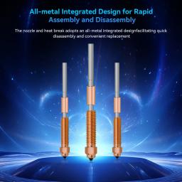 Para creality k1/k1c/k1 max hotend kit troca rápida bloco de aquecimento cerâmica impressão alto fluxo peças impressora 3d para k1 k1c impressora 3d - Image 4