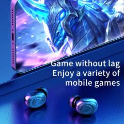 X37 Fones de ouvido sem fio Bluetooth, fones de ouvido, esportes ao ar livre, 5.3 com carregamento Bin Display, Touch Control Earbuds - Image 6