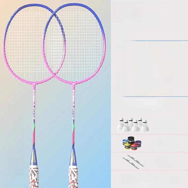 Raquete de Badminton Ultra Leve em Carbono Profissional Ataque 1 Unidade