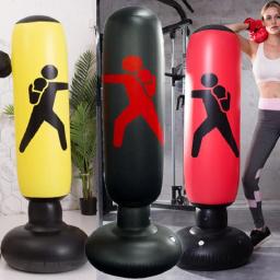 Saco de perfuração inflável para crianças e adultos, High Boxing Blow Up Bop, Saco de soco autônomo, Presente, 160cm - Image 1