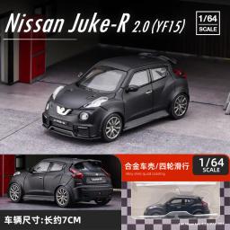 Modelos de carros em miniatura em pequena escala, brinquedos colecionáveis, conjuntos de presentes, Nissan Juke-R 2.0 YF15, 1:64 - Image 6