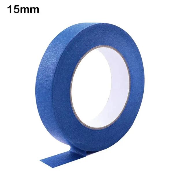 Fita Adesiva Azul para Pintura e Artesanato, Máscara de Casca para Decoração de Carros, 30m de Liberação Limpa para DIY e Projetos em Casa