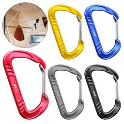 Profissional d forma montanhismo fivela gancho escalada mosquetão 8kn bloqueio de segurança ao ar livre equipamento escalada acessório - Image 1