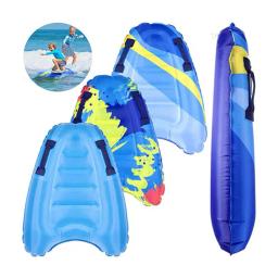 Prancha inflável portátil com alça, brinquedo flutuante de PVC para crianças e adultos, flutuador de praia e piscina, verão - Image 2