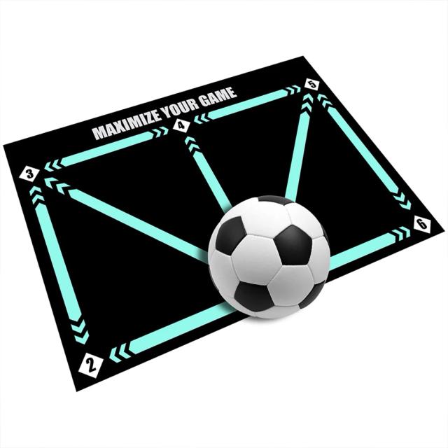 Futebol Passo Drible: Esteira de Treinamento Antiderrapante para Interior e Exterior