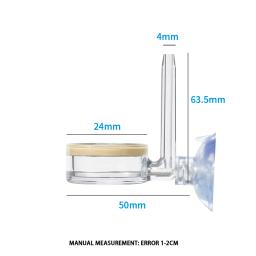 Aquário transparente CO2 Atomizador, CO2 Difusor, PC Integrado Material, Folha De Cerâmica Especial, Aquário, Novo - Image 3