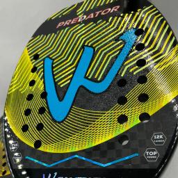 Raquete De Tênis De Praia Com Saco, Quadro De Fibra De Carbono Completo, Kit Camewin Holográfico, Rude Tratamento De Superfície, 12K - Image 5
