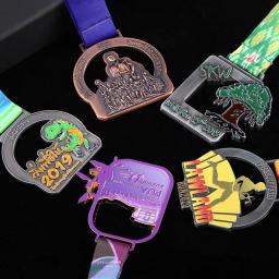 Medalha De Metal 3D Personalizada Para Eventos Esportivos, Liga De Zinco, Comemorativa, Fabricantes Atacado - Image 3