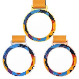 Medalhas de acrílico transparentes para crianças, prêmio dos desenhos animados para estudantes da escola, jogos do esporte do futebol, impressão livre, presente bonito - Image 4