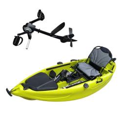 Caiaque plástico com pedal de metal Motor elétrico Barco de pesca único direto da fábrica - Image 3