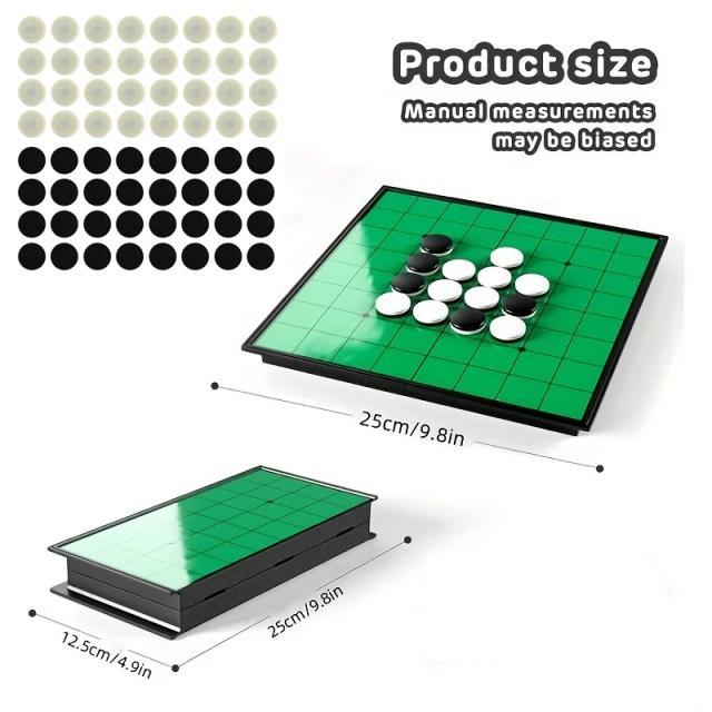 AIUAZA Jogo Othello Estratégia Magnético Dobrável