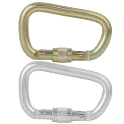 D Shaped Mosquetão para Escalada, Rolamento de Alta Resistência, Aço Master Buckle, Montanhismo, 45KN - Image 1