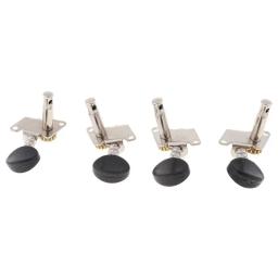 Máquina afinação cravelhas 2r para sintonizadores cabeça para ukulele 4 cordas, acessório guitarra, - Image 4