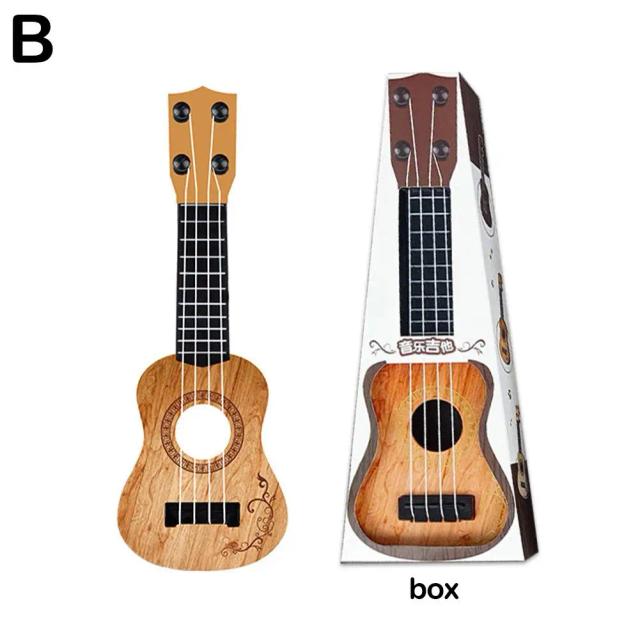 Guitarra Ukulele Clássica Infantil: Mini Instrumento de 4 Cordas para Brincar e Aprender, Ideal como Presente de Aniversário