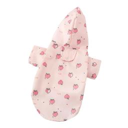 Fastenertape-Multifuncional impermeável Pet Raincoat com capuz para cães, protetor solar reflexivo impressão para pequenos - Image 5