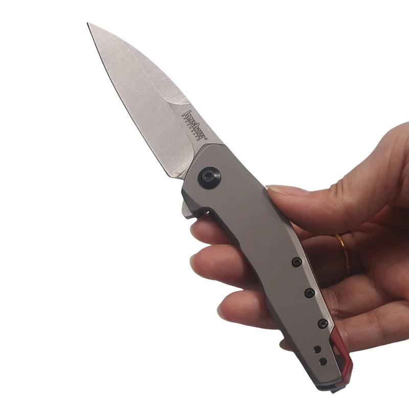 KS 1415 Faca Dobrável com Lâmina de Aço, 2.95 ", Lidar Com Liga, Ao ar livre, Emergência, Sobrevivência, Sharp, Canivete, Adequado para todos os dias - Image 1