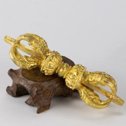 Ouro preto latão tibetano sinos sinos dorje vajra artesanal yoga meditação sino budista vintage mão sinos instrumento de música - Image 5