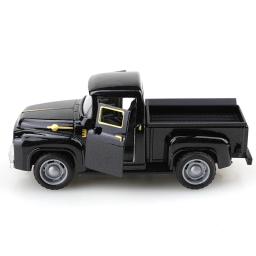 (Ensacado) 1:20 captador clássico FORD F100, modelo de carro de liga, veículo simulado, carro de liga infantil, modelo de brinquedo de menino, enfeites de carro - Image 6