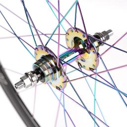 Conjunto de rodas de bicicleta de engrenagem fixa POLSO Conjunto de rodas de bicicleta Fixie dianteiras e traseiras de liga de alumínio - Image 2