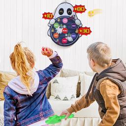 Natal e Halloween Machado Dardo Bola pegajosa Alvo Jogo de arremesso interno e externo Brinquedos de festa (incluindo 2 machos + 3 bolas) - Image 3