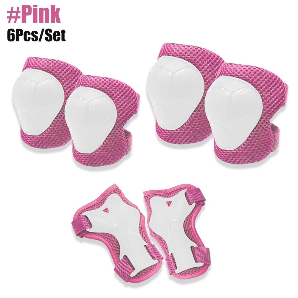 Almofadas de joelho e cotovelo para crianças, Guards Protective Gear Set, Equipamento de segurança para patins, Ciclismo, Bicicleta, Skate, Esportes - Image 1