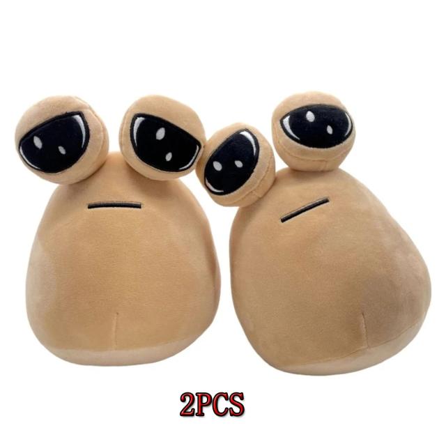 Meu Animal de Estimação Alienígena Pou Brinquedo de Pelúcia 22cm
