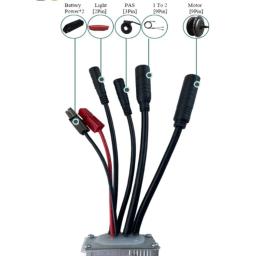 Bicicleta elétrica Conversão Kit, Modificação Motor Set, impermeável, 250W, 350W - Image 6