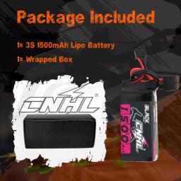 Bateria Lipo CNHL 3S, 11.1V, 1100mAh, 1300mAh, 1500mAh, 100C, Ficha XT60 T, FPV, Avião, Helicóptero, Drone, Quadcopter, Passatempo, 2 unidades - Image 6