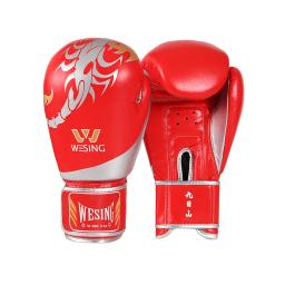 Luvas Wesing-Boxe para Crianças e Adultos, Luvas de Treinamento de Artes Marciais, Muay Thai Sanda MMA, Punch Bag, Luvas Kickboxing, 6 10oz - Image 4
