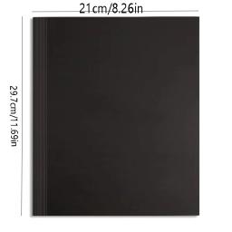 8,26x11,69 polegadas Esboço Preto, 20 Folhas (300 g/m²) de papelão preto frente e verso Papel De Desenho Preto, Para Pintura De Arte, - Image 2