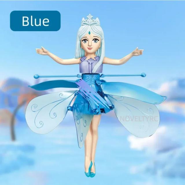 Brinquedo Voador Princesinha Indução Gestual Luminoso 20cm