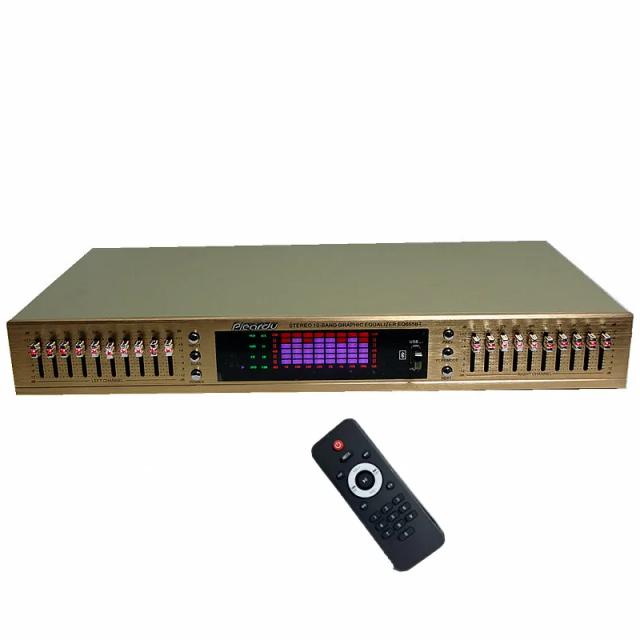 Amplificador de Som de Alta Qualidade EQ665 com Sintonizador Estéreo, Bass Duplo, Bluetooth e HIFI