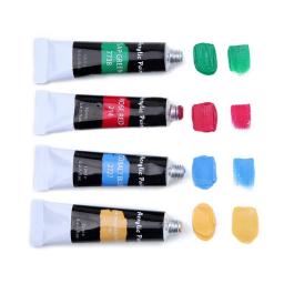 24 cores pintura acrílica kit artista pintura set 12ml x 24 tubos para artesanato diy - Image 2