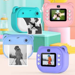 Mini Instant Print Camera for Kids, Câmera Fotográfica Digital, 2 Rolos, Papel de Impressão, Aniversário, Feriado, Meninas, Meninos, De 3 a 12 anos - Image 5