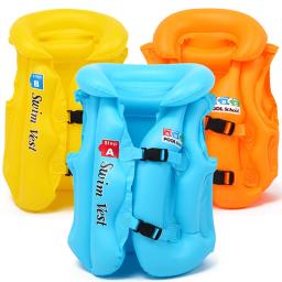 Jaqueta salva-vidas inflável de PVC para crianças, Colete flutuante, Anel de braço infantil, Equipamento de natação, aleatório, 1-13 anos - Image 6
