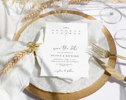 Cartões de convite personalizados para convidados, festa de casamento, presentes de dama, salve a data, aniversário, 5 pcs - Image 3