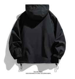 Jaqueta impermeável de caminhada masculina, corta-vento fino, esportes ao ar livre, camping, escalada, pesca, outono, inverno, novo, 2022 - Image 5