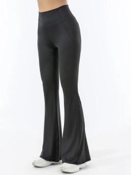 Calça de Yoga Perna Larga para Mulheres, Cintura Alta, Lift Hip, Esportes Nus, Casual Running Loose Flared Pants, Novo, 2022 - Image 2