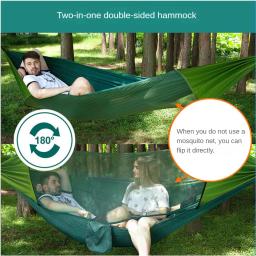 Rede dobrável de nylon automática para casal, redes mosquito de descanso, barraca de cama de acampamento, pop-up duplo, rede anti-mosquito, 290x140 cm - Image 6