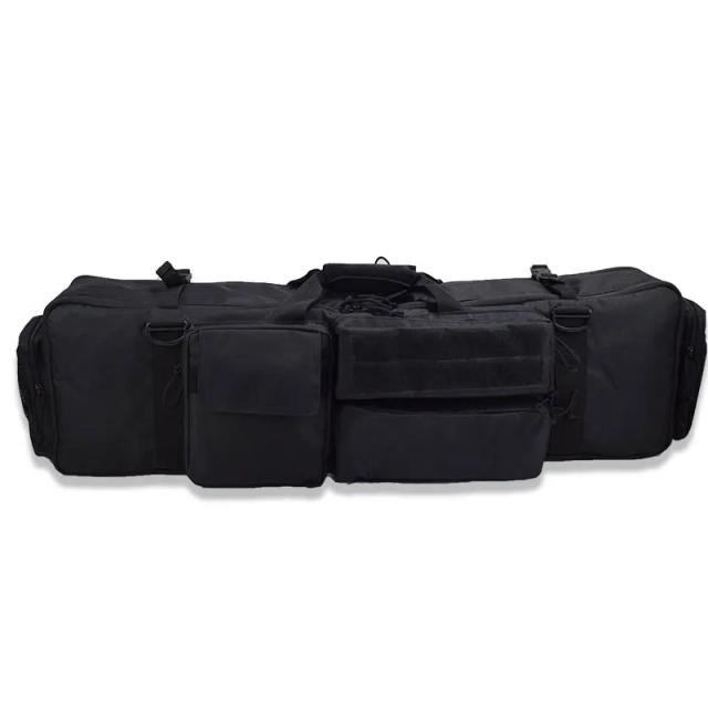 Mochila de Nylon 1000D para Caça: Bolsa Quadrada para Rifle Duplo com Alça de Ombro e Proteção para Armas de Airsoft