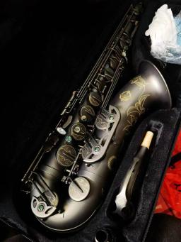 Japonês Suzuki Saxofone Tenor, Bb Tune, Antique Cobre Shell Decoração, Instrumento Musical Profissional, Acessórios Caso, Preto - Image 6