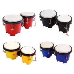 Percussão Bongos tambor, Montessori ajuste profissional, mão Africano, 4 ", 5" - Image 2