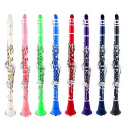 Bb Professional 17 teclas clarinete, luvas brancas, pano de limpeza com caixa, orquestra, instrumentos musicais, barris, palhetas - Image 1