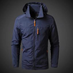 Jaqueta corta-vento masculina casual, à prova de vento, à prova d'água, militar, tática, off-road, trekking, bombardeiro, caça ao ar livre, militar - Image 5