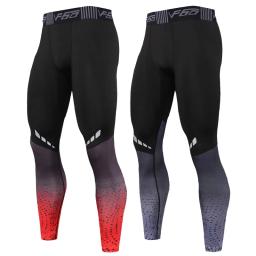 Calças de compressão para homens, secagem rápida, Fit Sportswear, Calças justas, Legging Fitness, Treinamento, Calças Jogging, Leggings de ginástica esportiva - Image 1