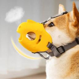Anti latindo focinho do cão, malha ajustável, respirável, boca focinhos com alças, acessórios para animais, cães pequenos e grandes, 1pc - Image 2